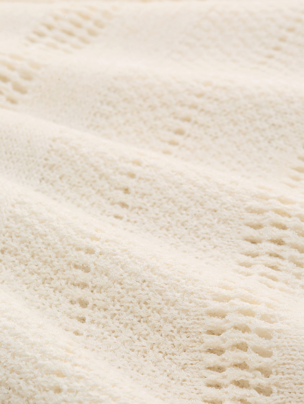 Relaxed Fit Strickpullover mit Lochmuster