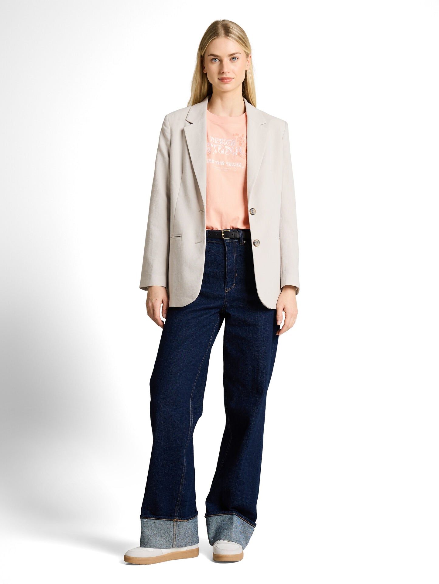 Loose Fit T-Shirt mit Stickerei