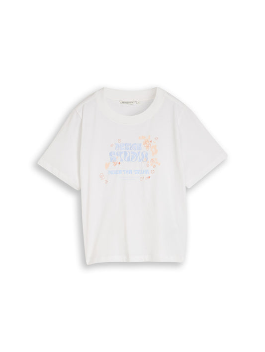 Loose Fit T-Shirt mit Stickerei