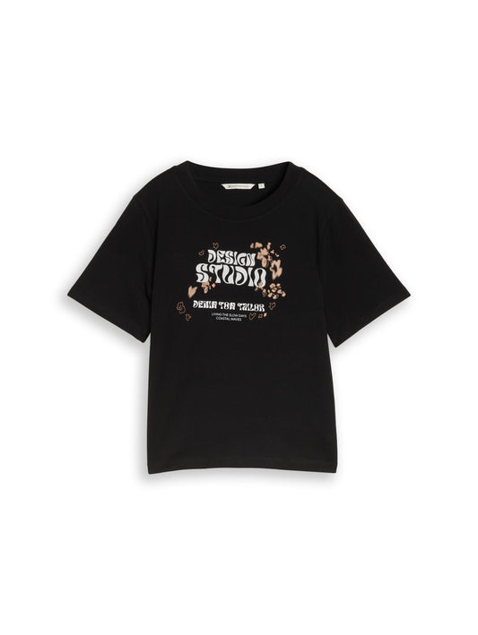 Loose Fit T-Shirt mit Stickerei