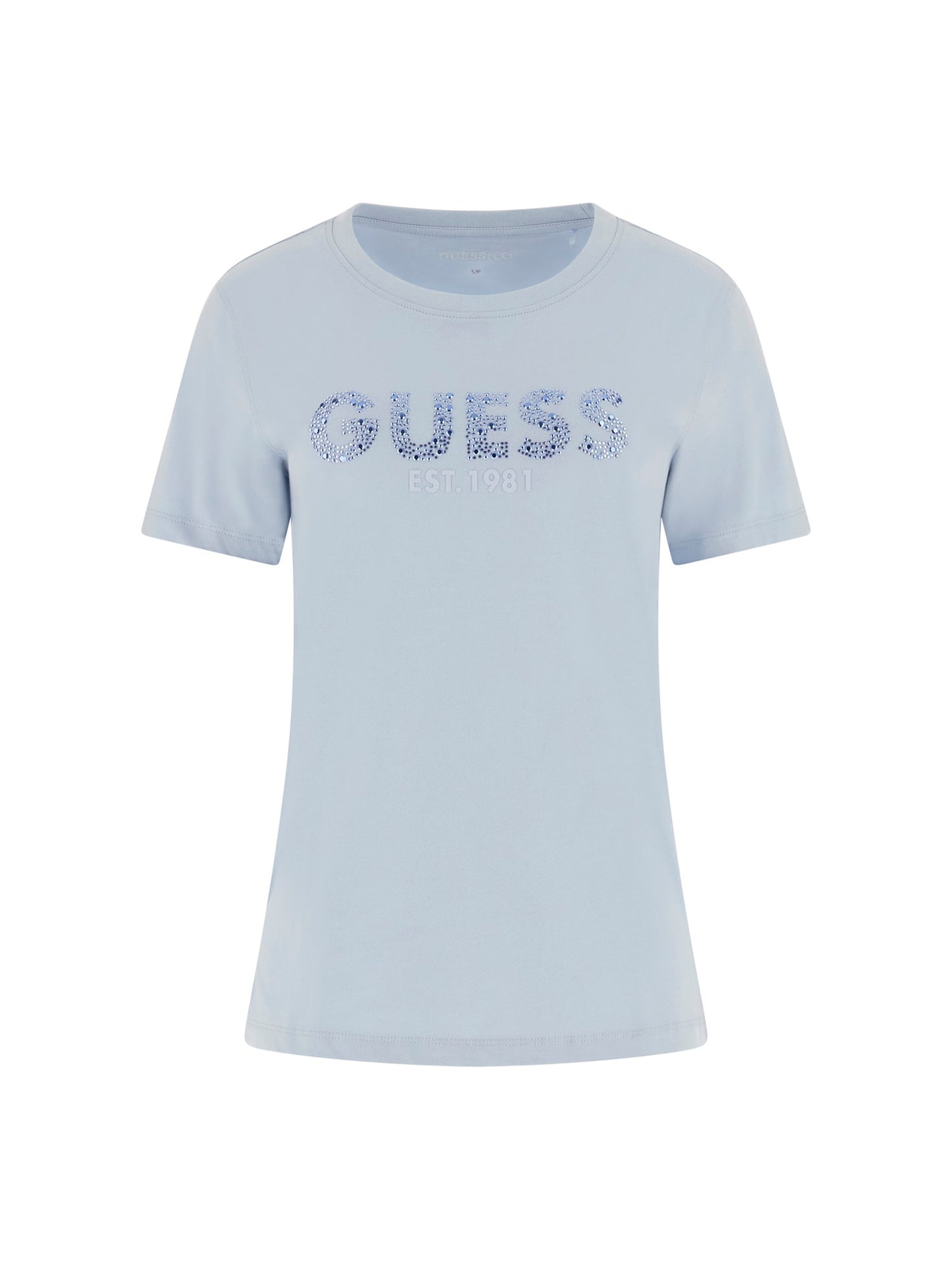 SS CN GUESS STUDS SCRIPT TEE