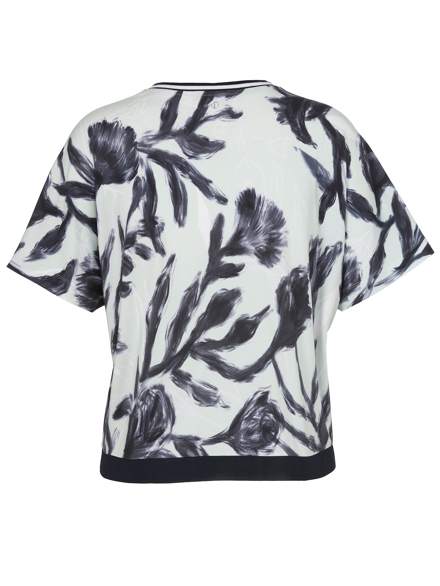 T-Shirt V-Ausschnitt ohne Arm Druck