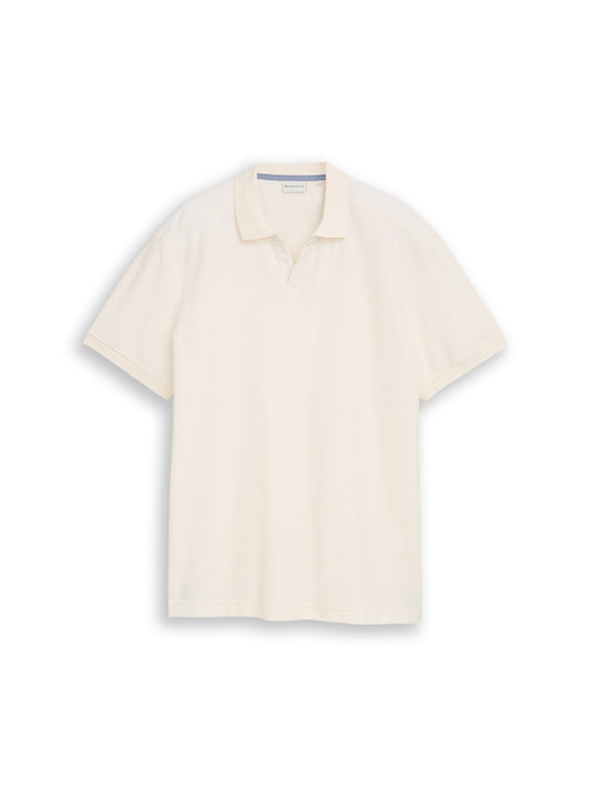 Poloshirt mit Ottoman-Struktur