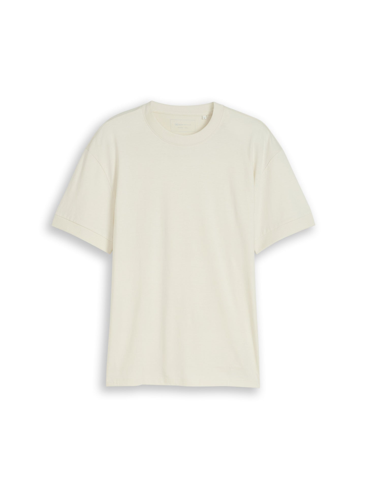 Relaxed Fit T-Shirt mit Rippbündchen