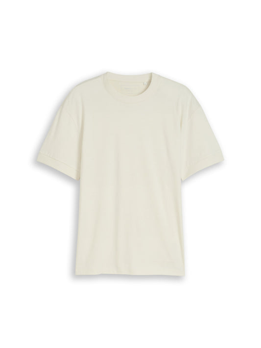 Relaxed Fit T-Shirt mit Rippbündchen