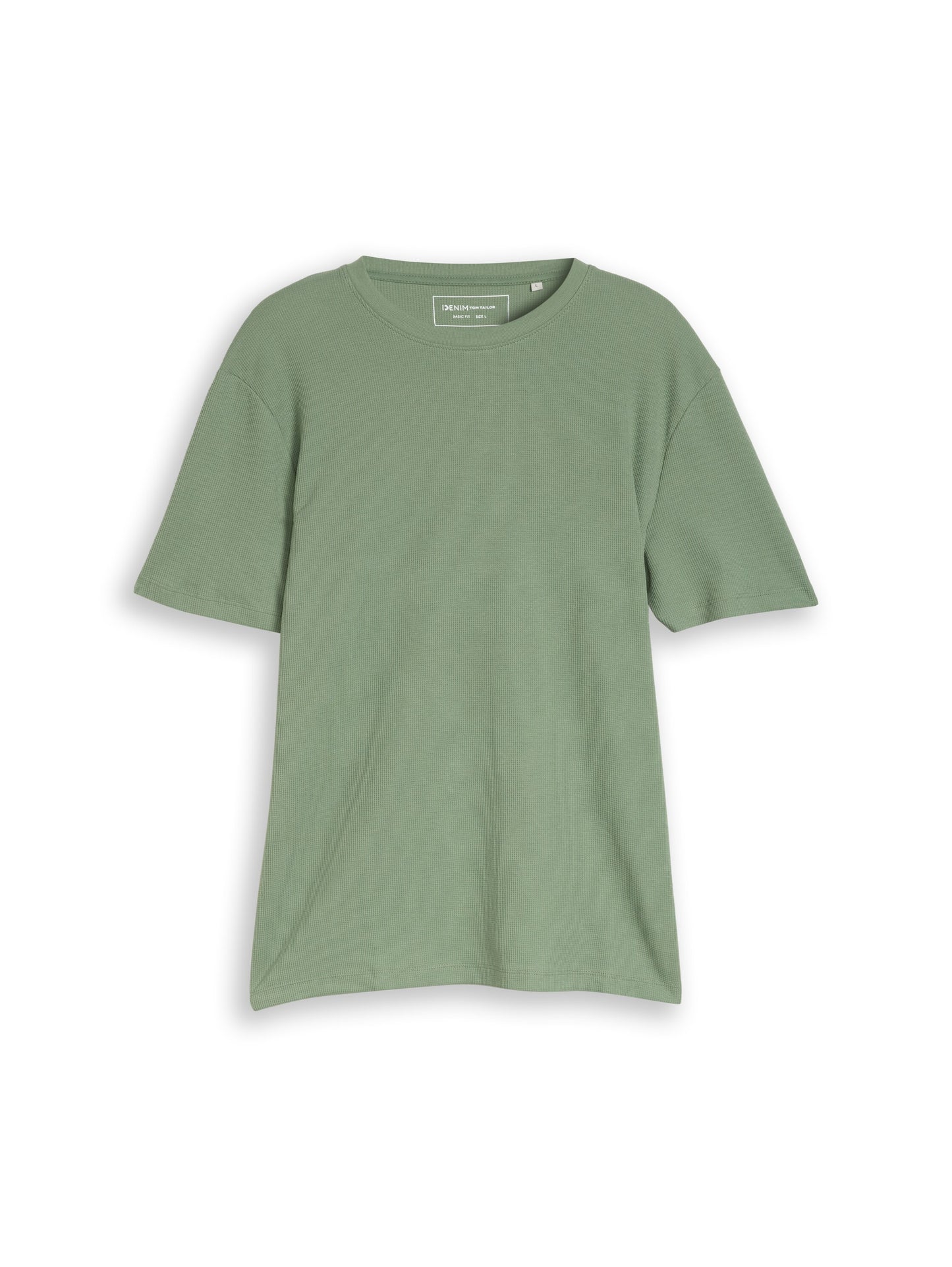 T-Shirt mit Waffelstruktur