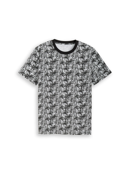 T-Shirt mit Palmenprint