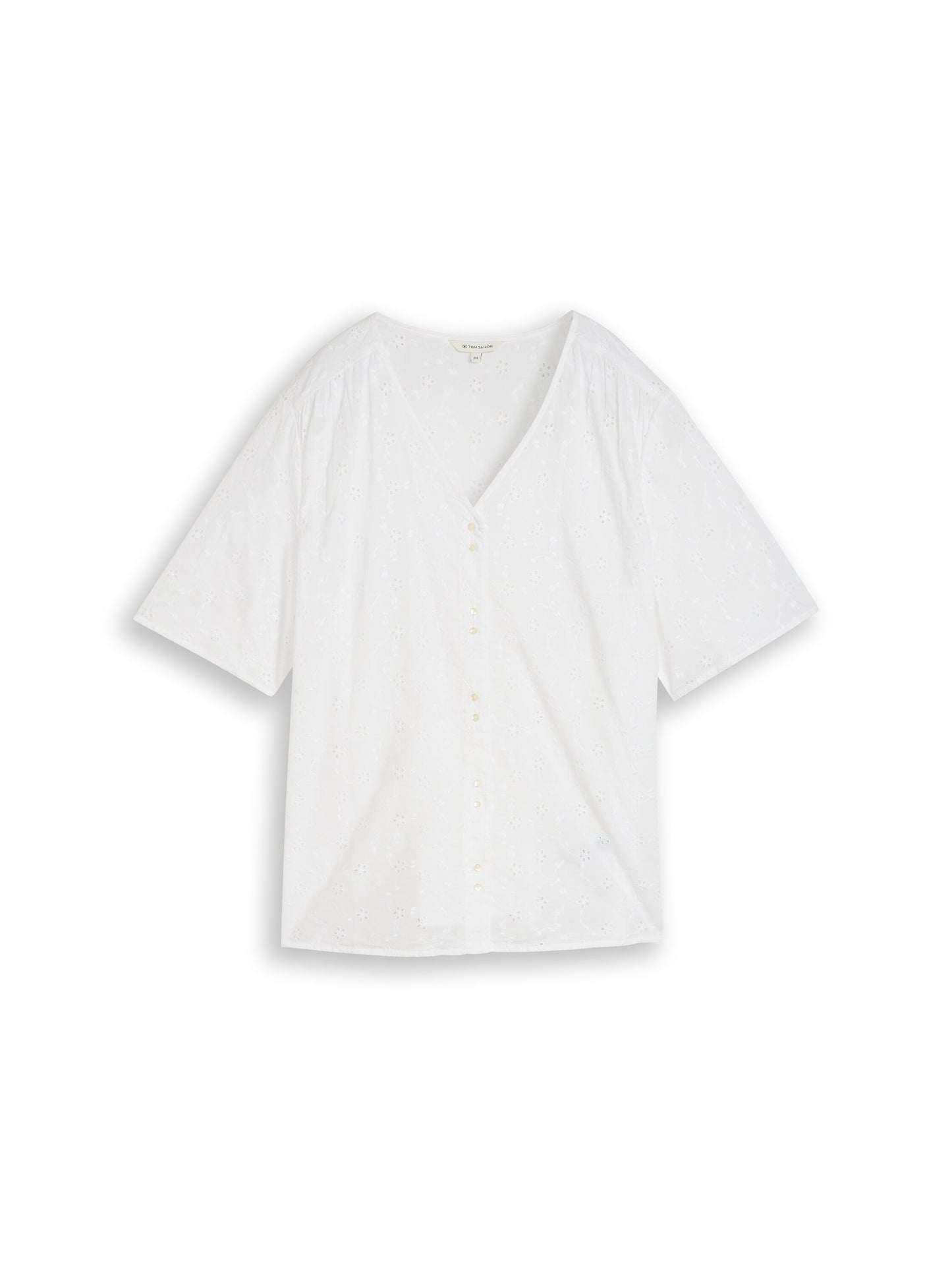 Plus Size - Bluse mit Lochstickerei
