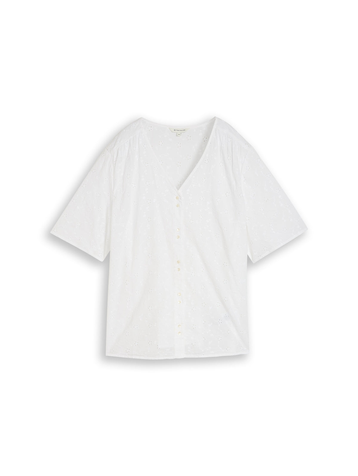 Plus Size - Bluse mit Lochstickerei