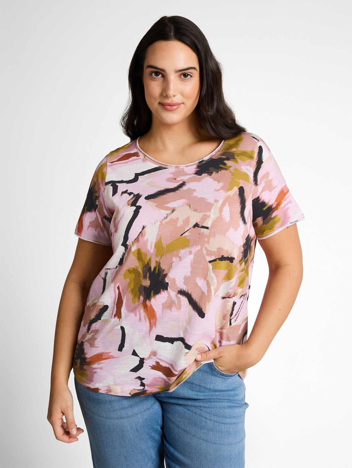 Plus Size - T-Shirt aus Baumwolle
