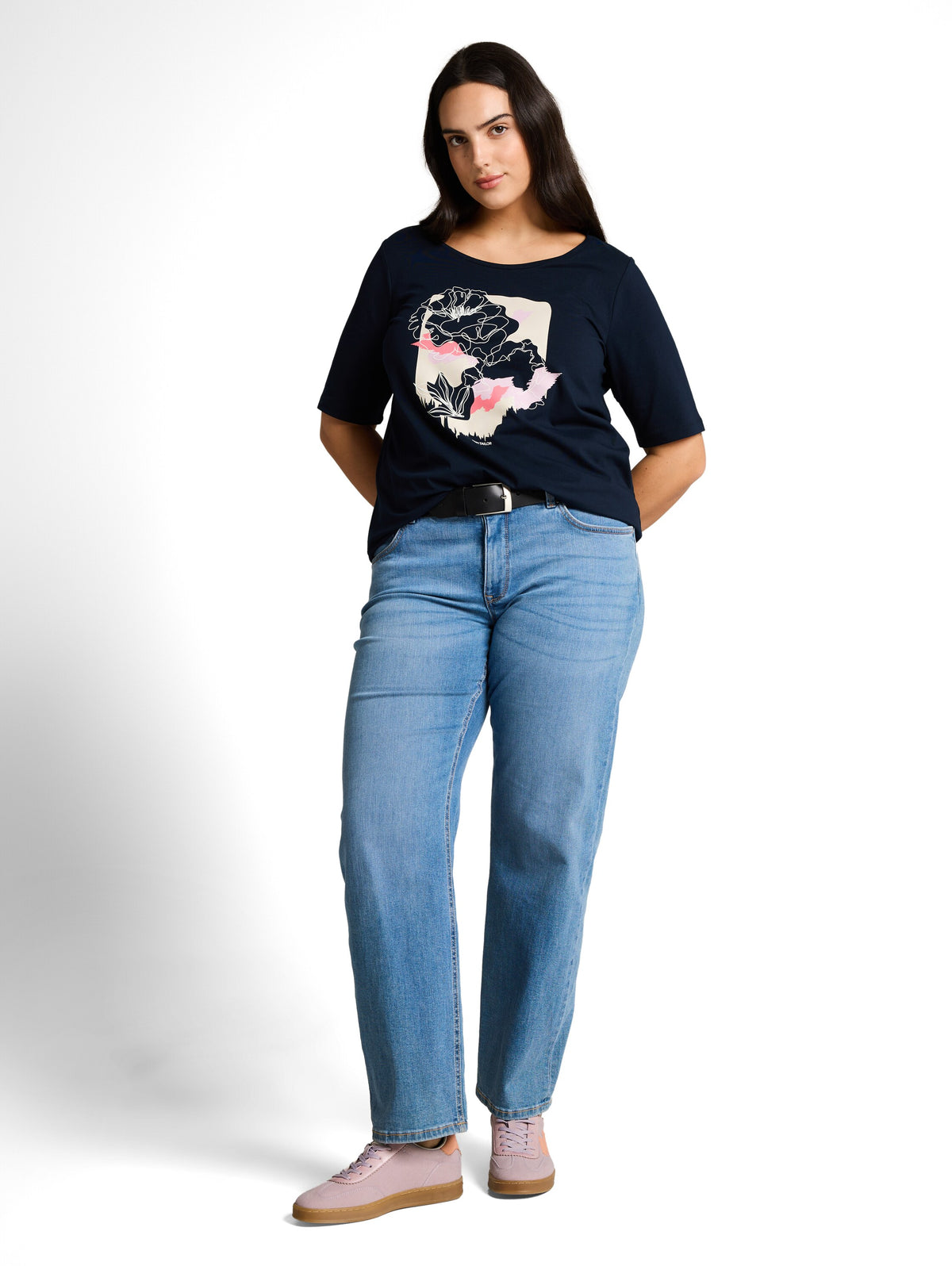 Plus Size - T-Shirt mit Print