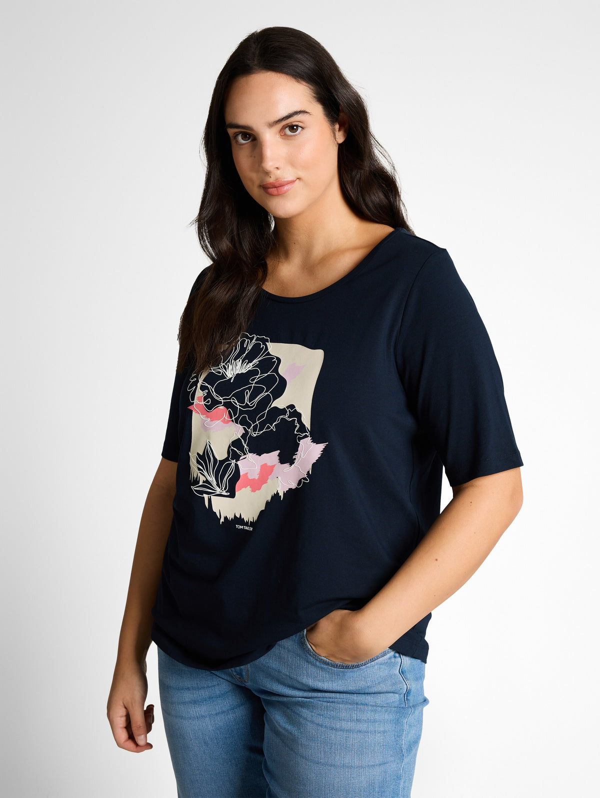 Plus Size - T-Shirt mit Print