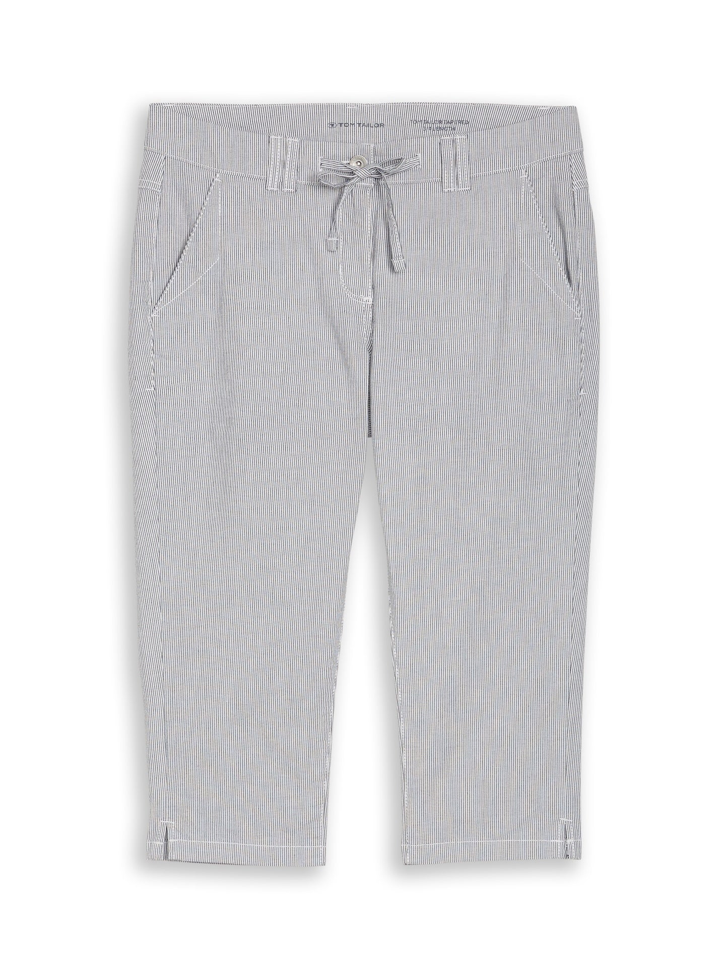 Tapered Relaxed Capri Hose mit Kordelzug