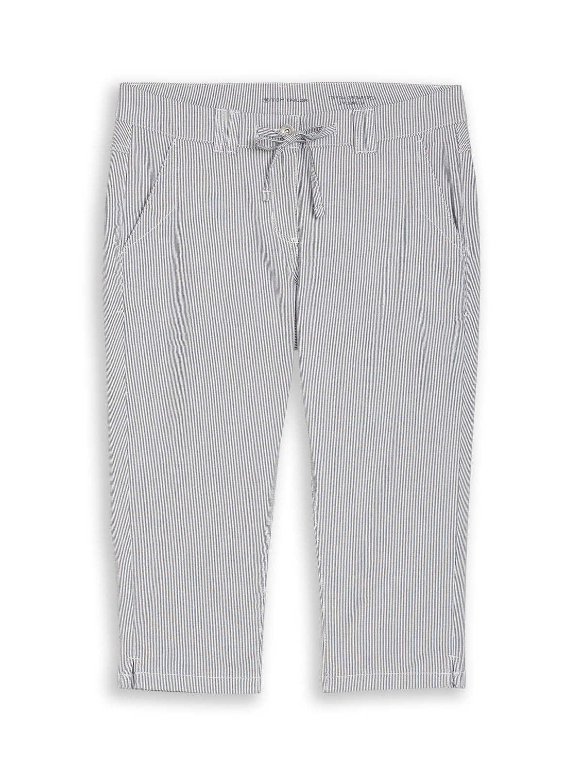 Tapered Relaxed Capri Hose mit Kordelzug