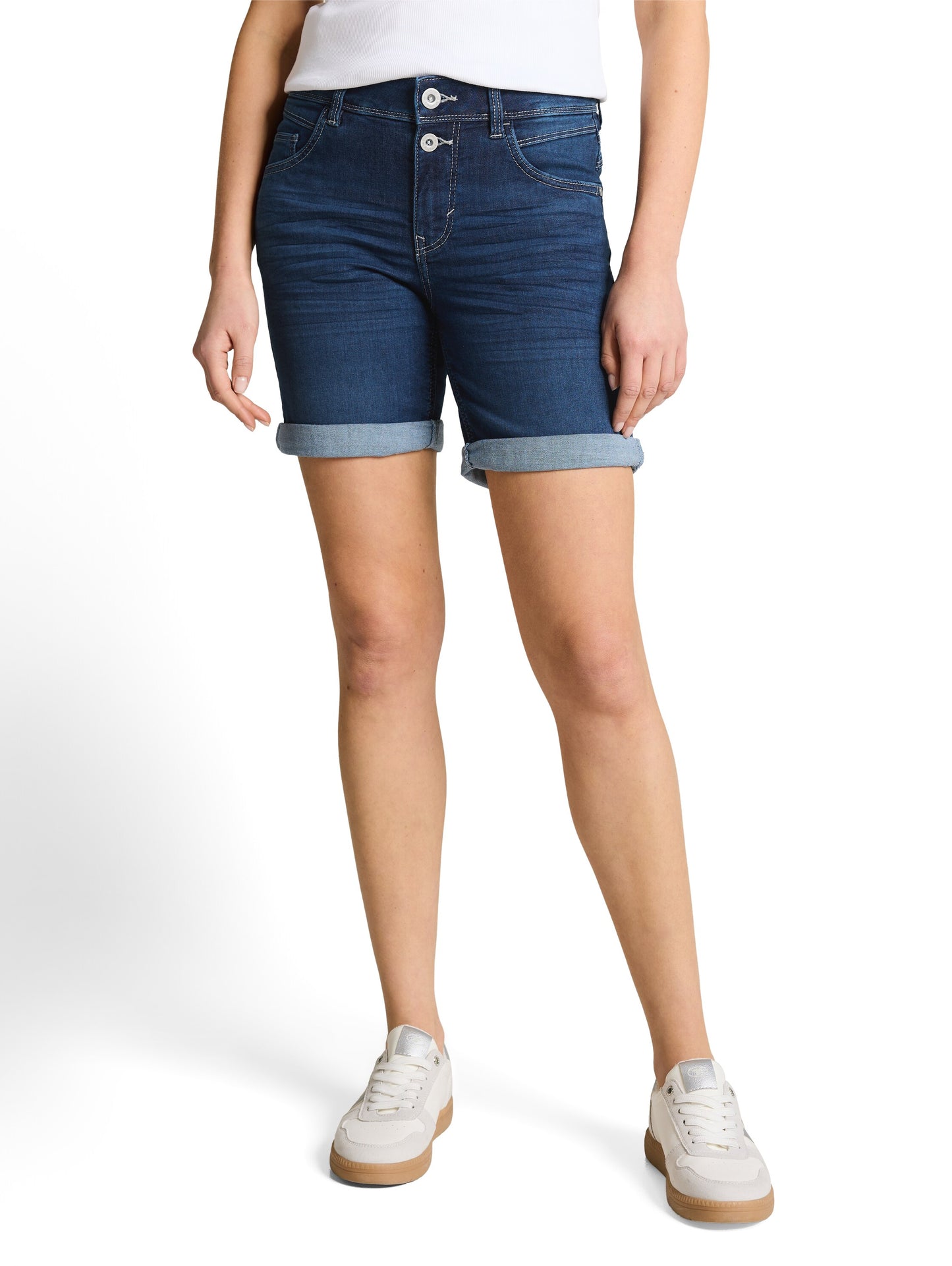TTLENE SLIM Bermuda Jeans Shorts mit hohem Stretch