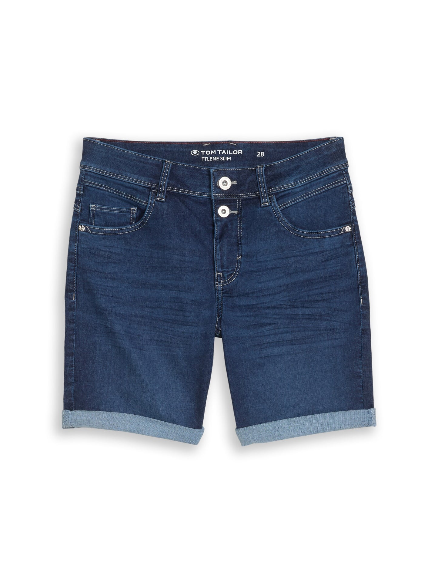 TTLENE SLIM Bermuda Jeans Shorts mit hohem Stretch