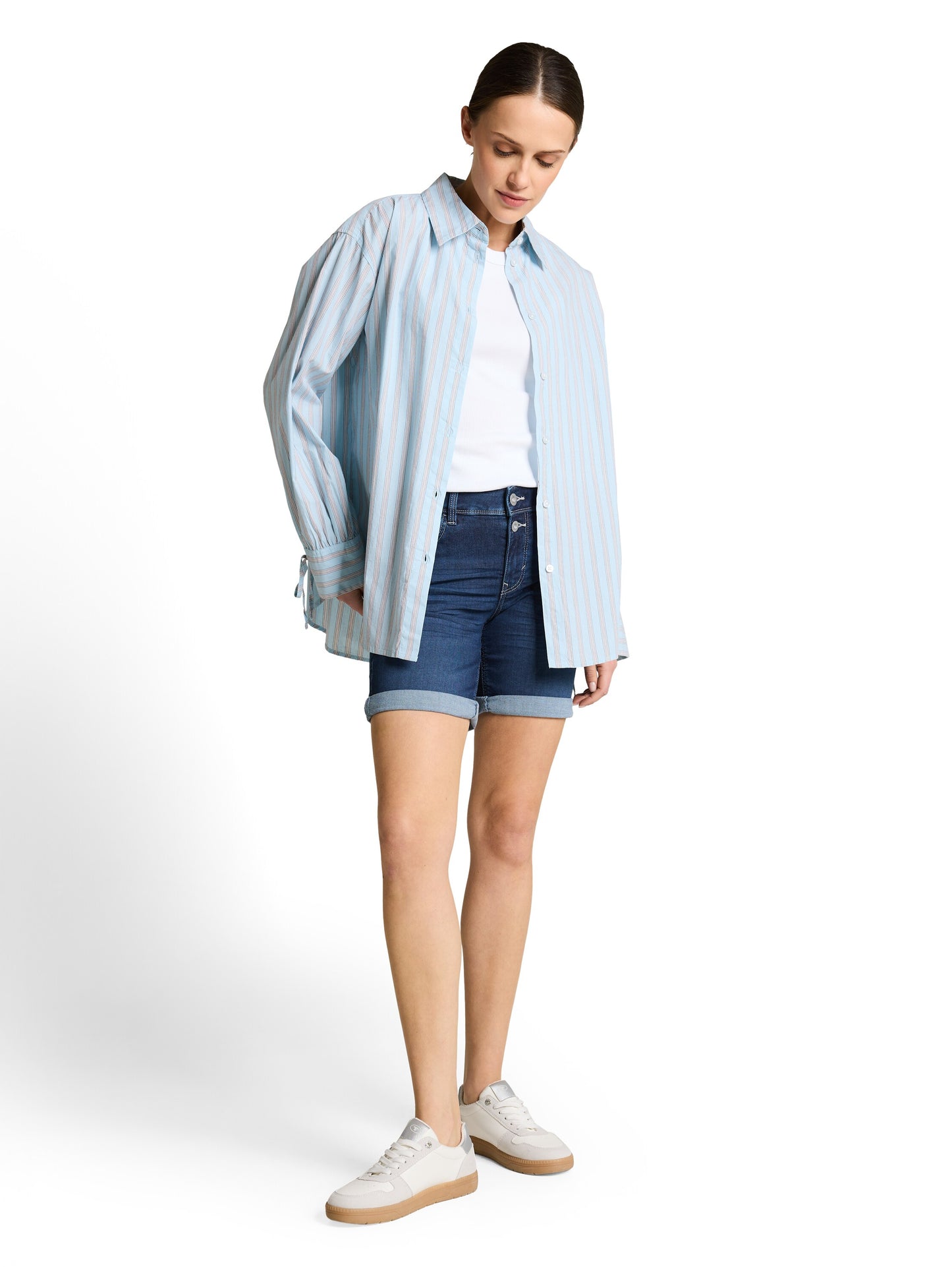 TTLENE SLIM Bermuda Jeans Shorts mit hohem Stretch