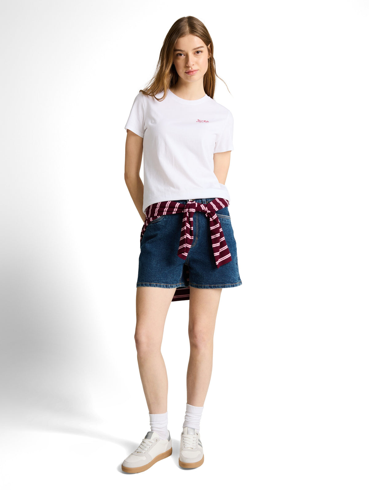 TTELIN STRAIGHT High Waist Jeans Shorts