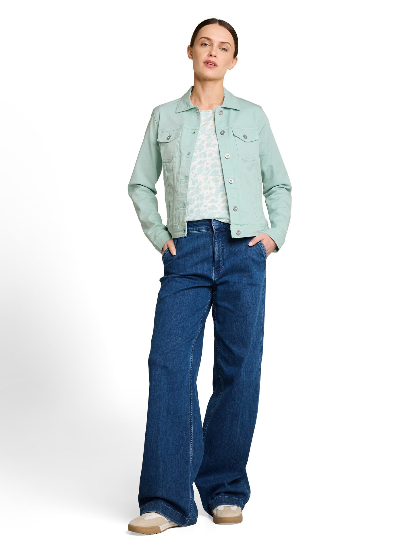 Jeansjacke mit Eingriffstaschen