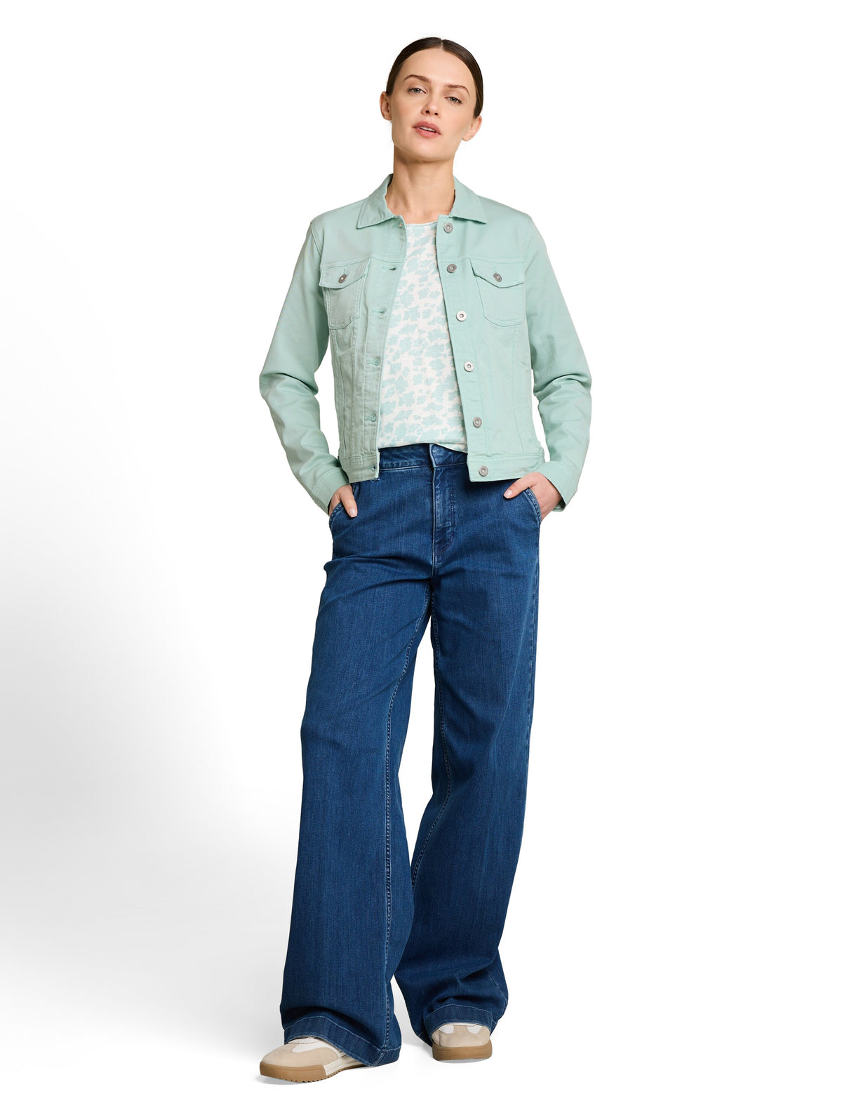 Jeansjacke mit Eingriffstaschen