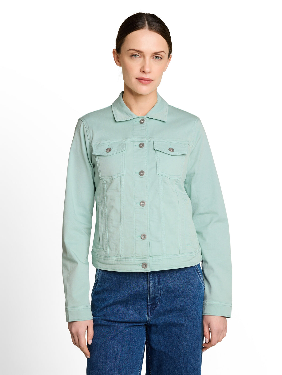 Jeansjacke mit Eingriffstaschen