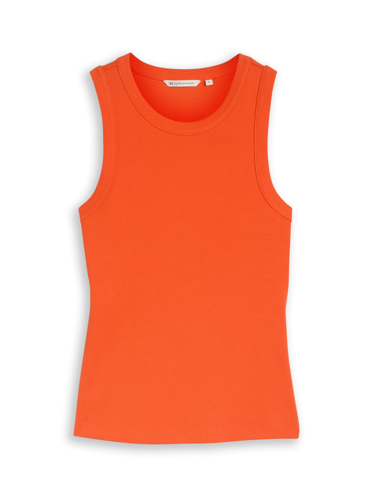 Slim Fit Top mit Rippstruktur