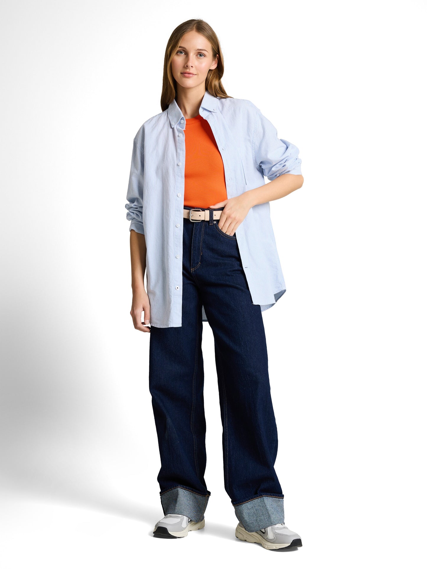 Slim Fit Top mit Rippstruktur
