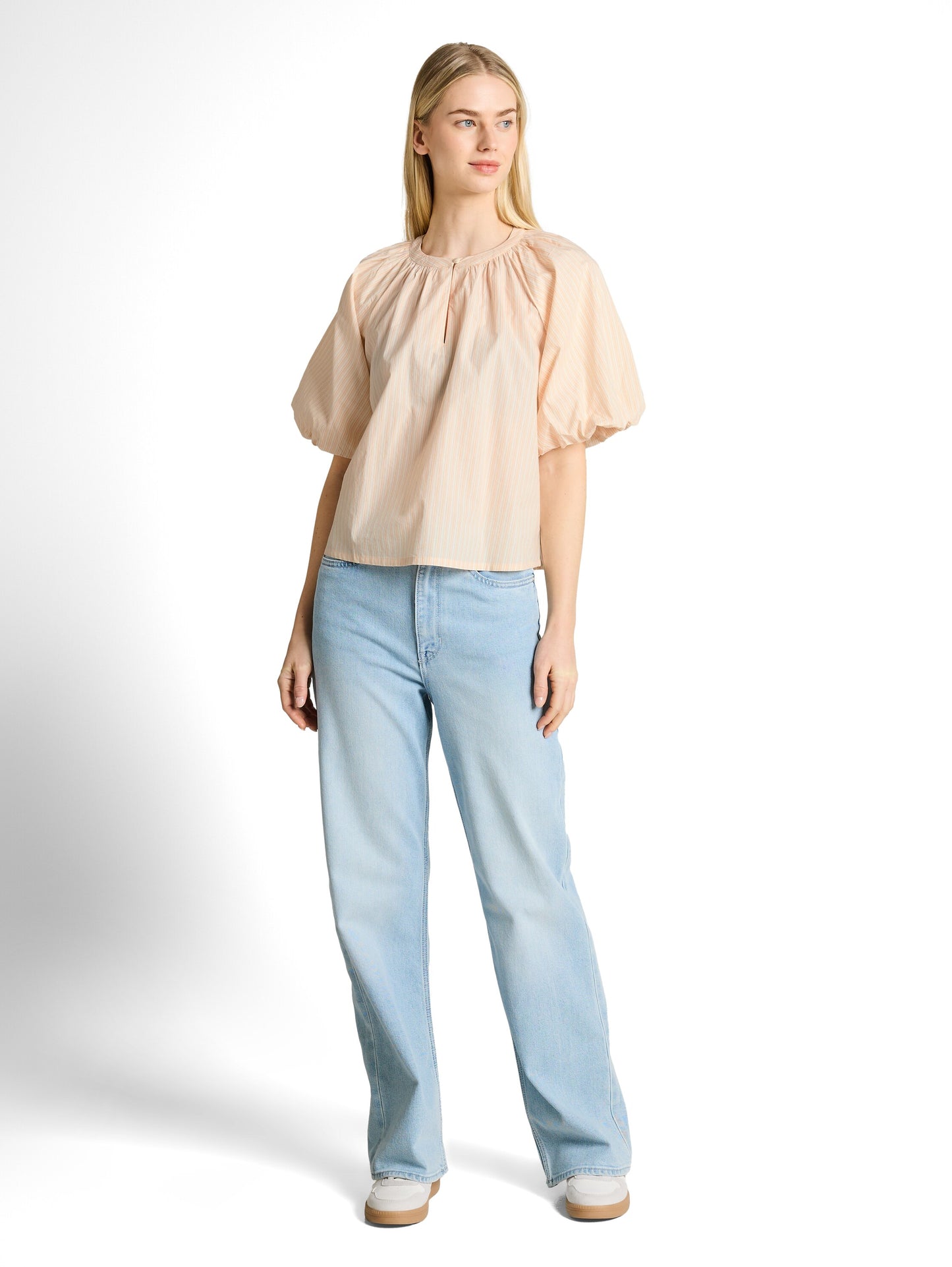 Bluse mit Streifenmuster