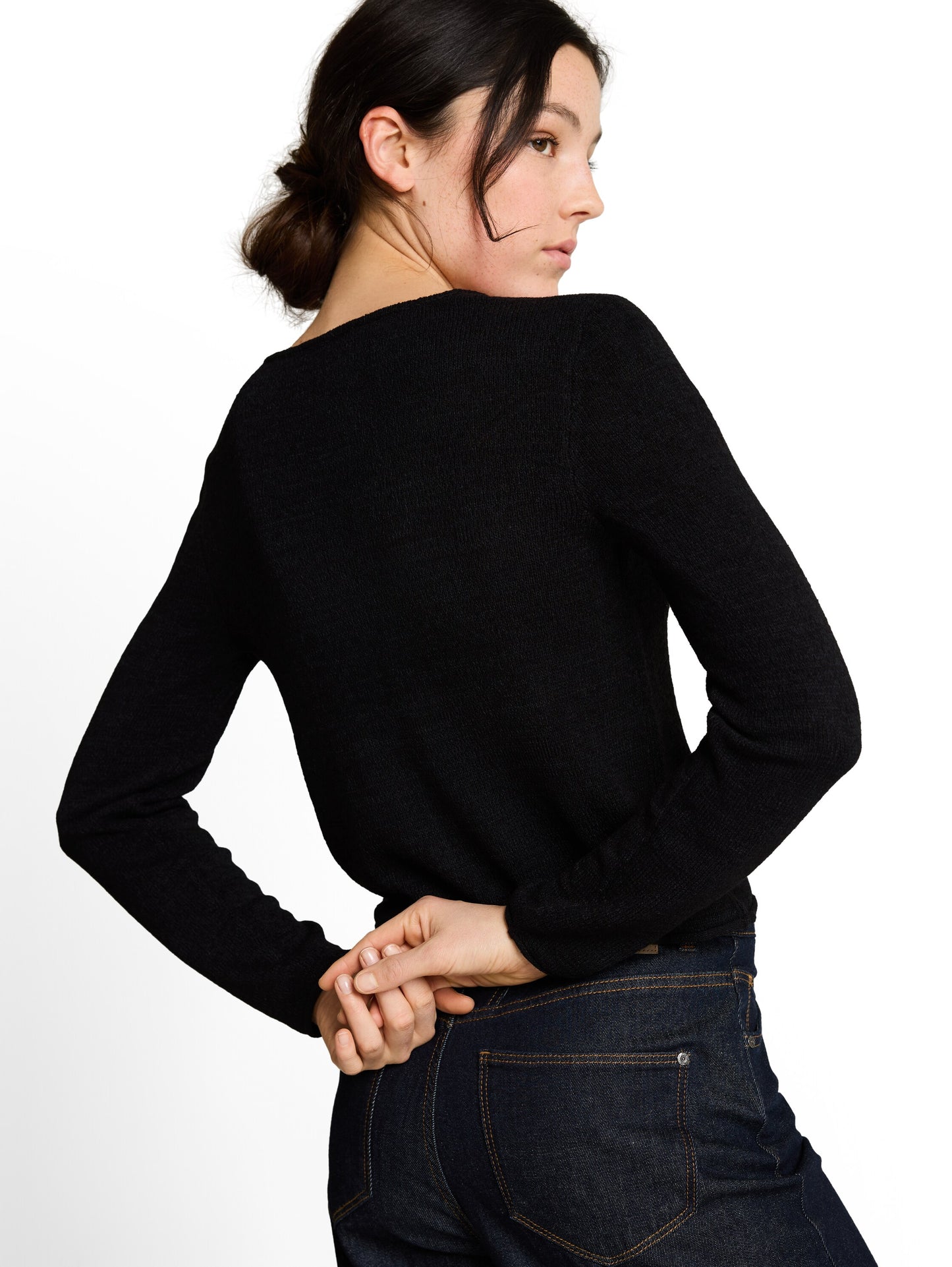 Cardigan mit V-Ausschnitt