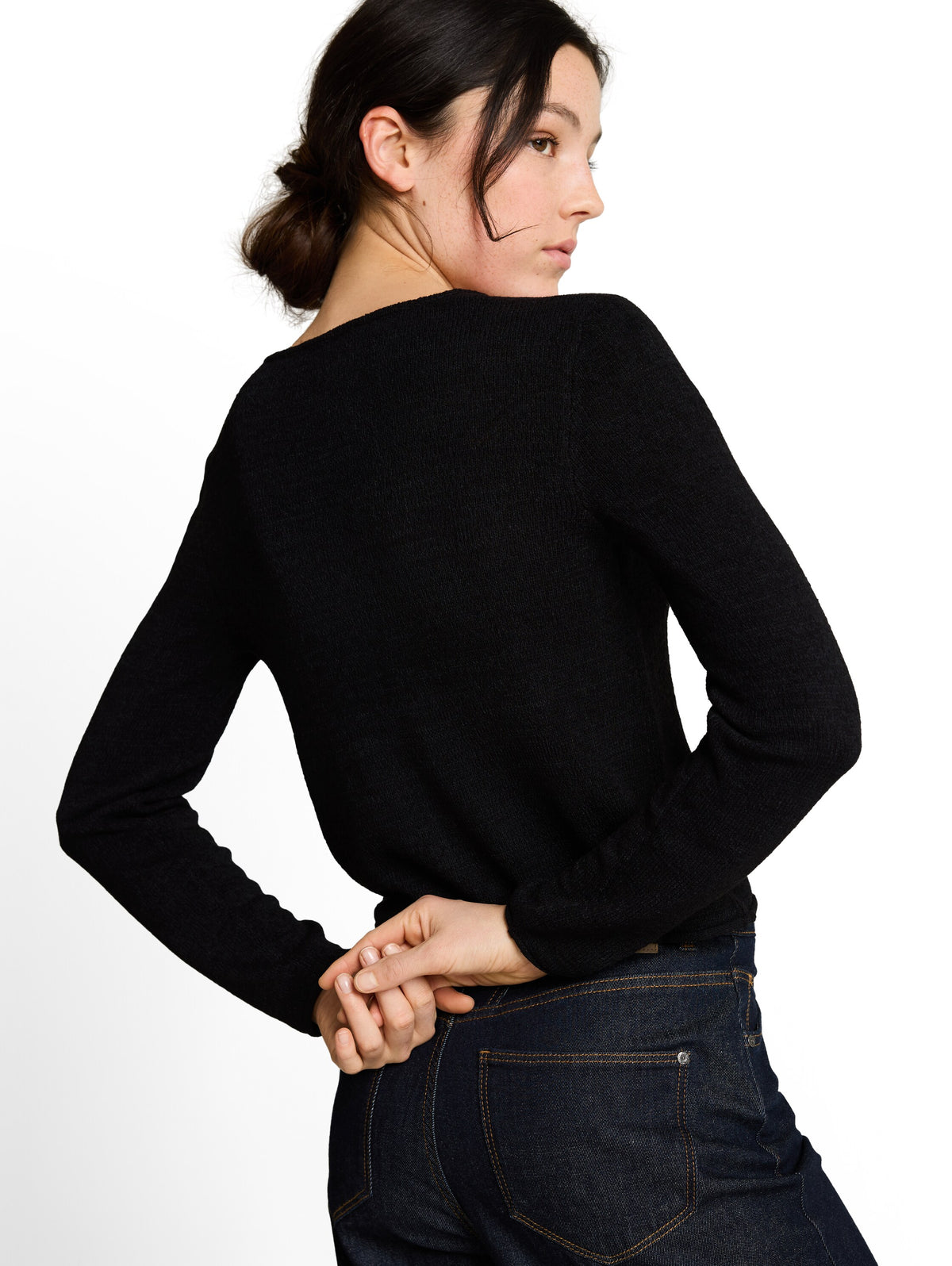 Cardigan mit V-Ausschnitt