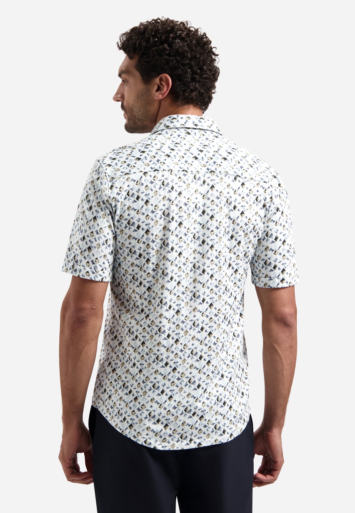 Shirt Short Sleeve Jersey Allover Printed