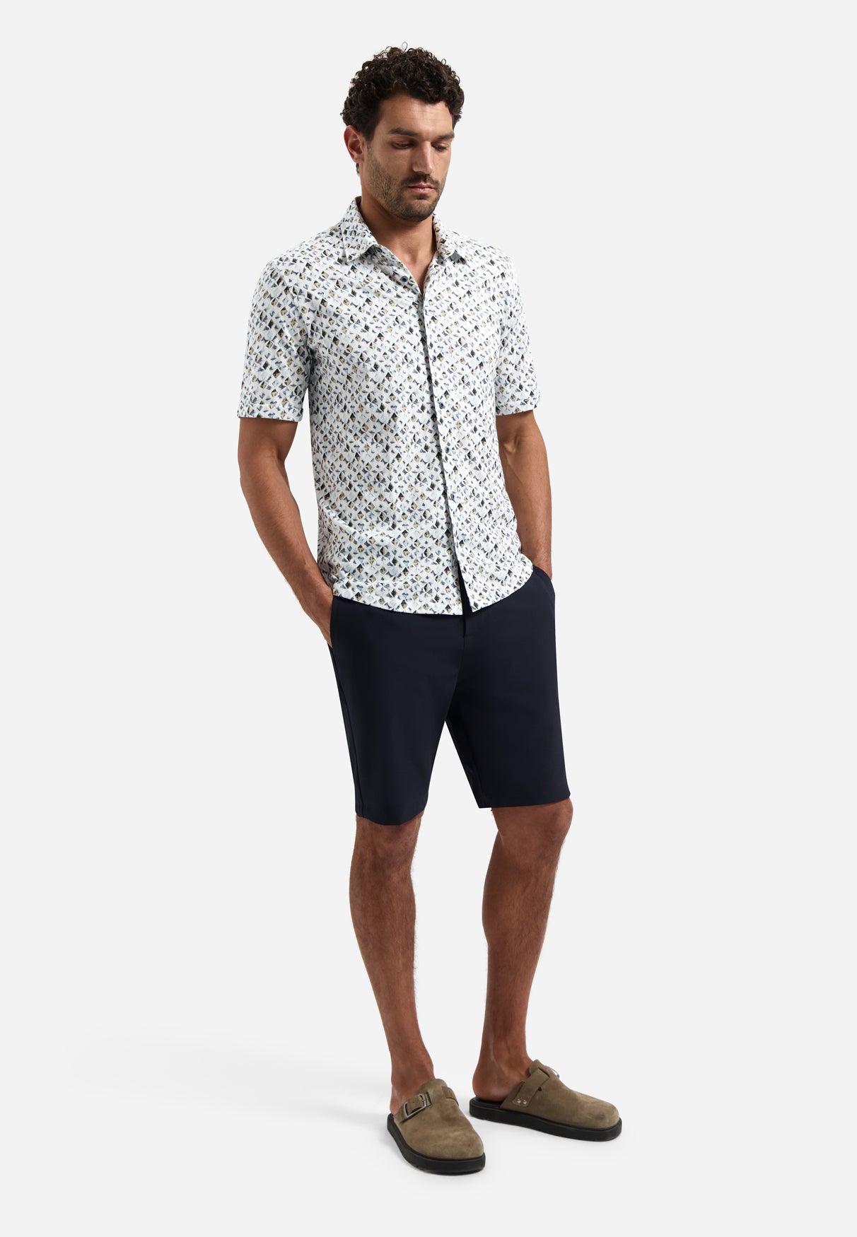 Shirt Short Sleeve Jersey Allover Printed