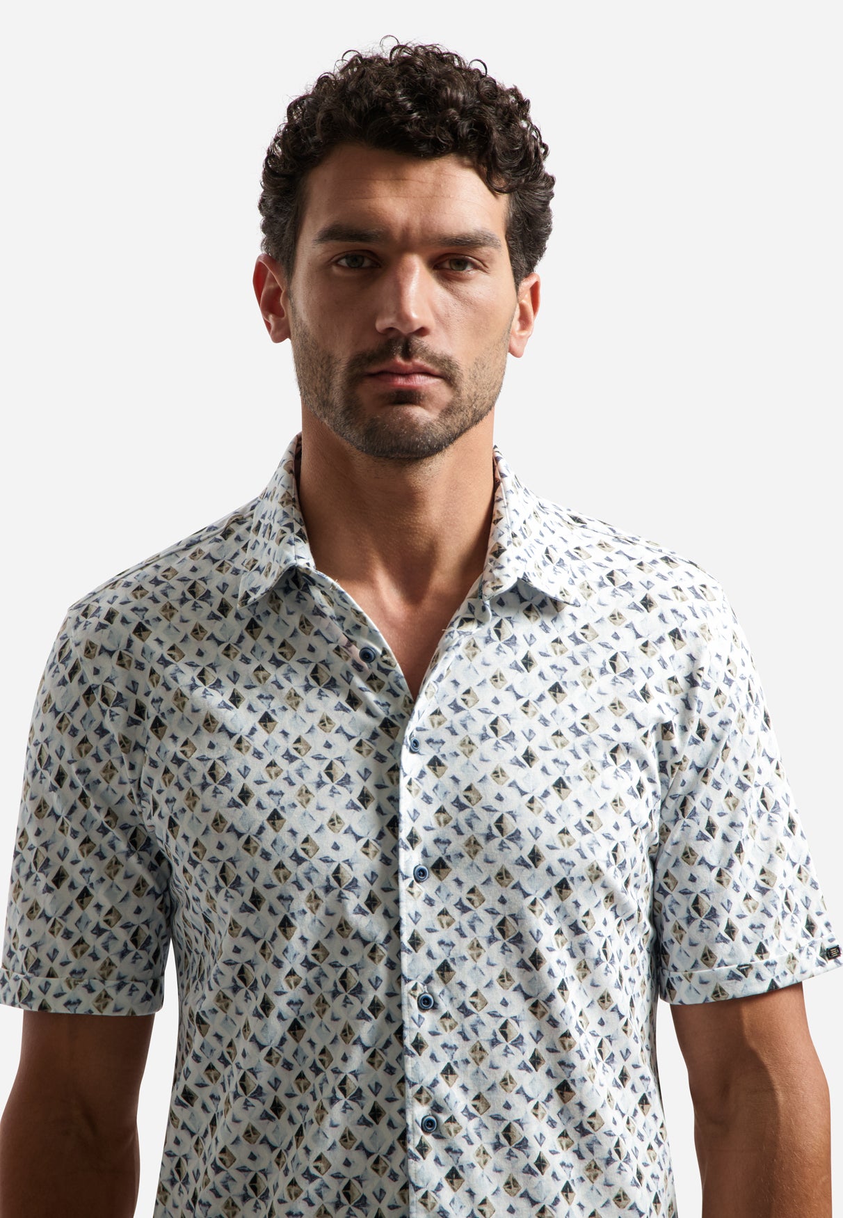 Shirt Short Sleeve Jersey Allover Printed