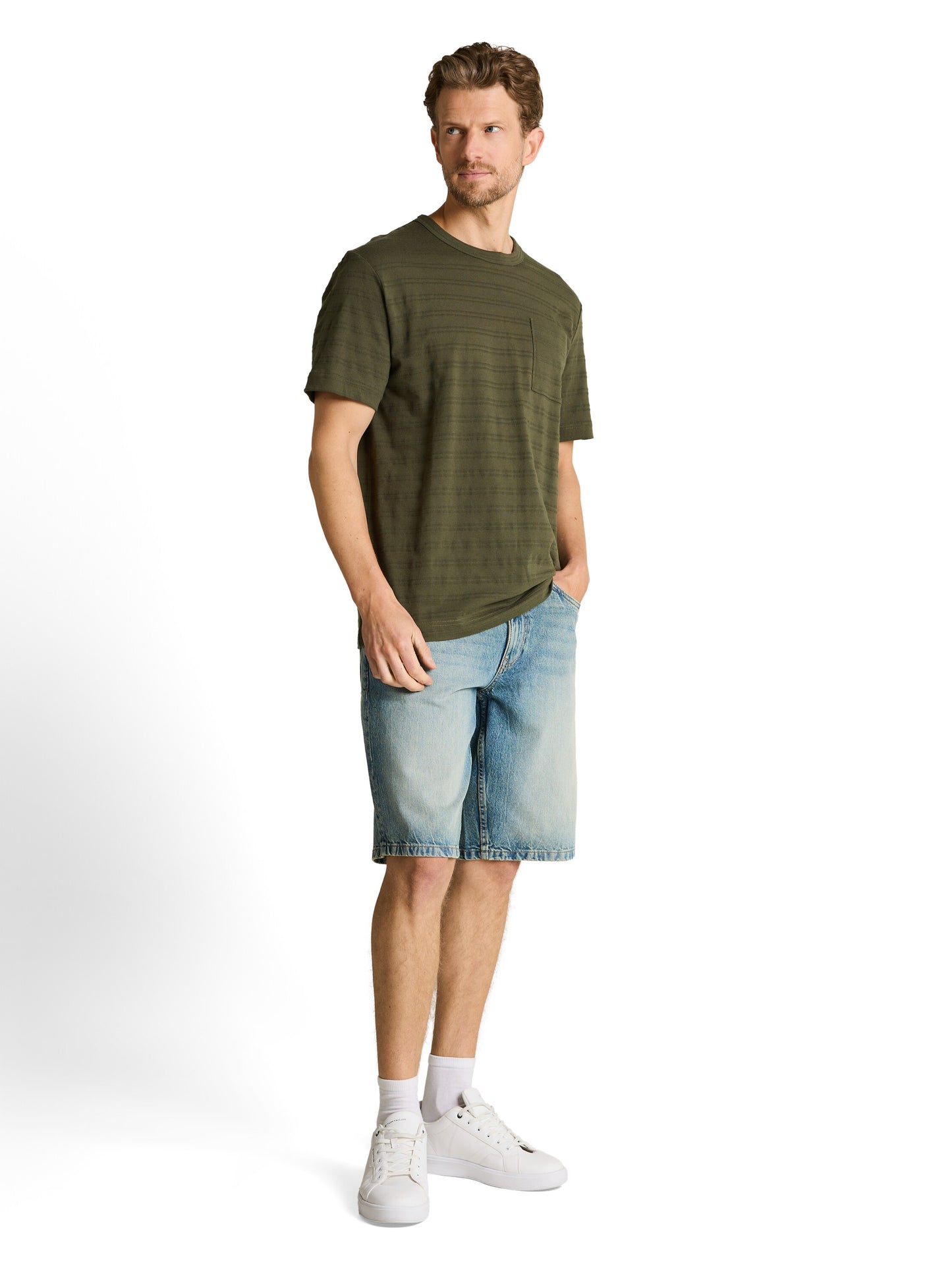 T-Shirt mit Streifenmuster