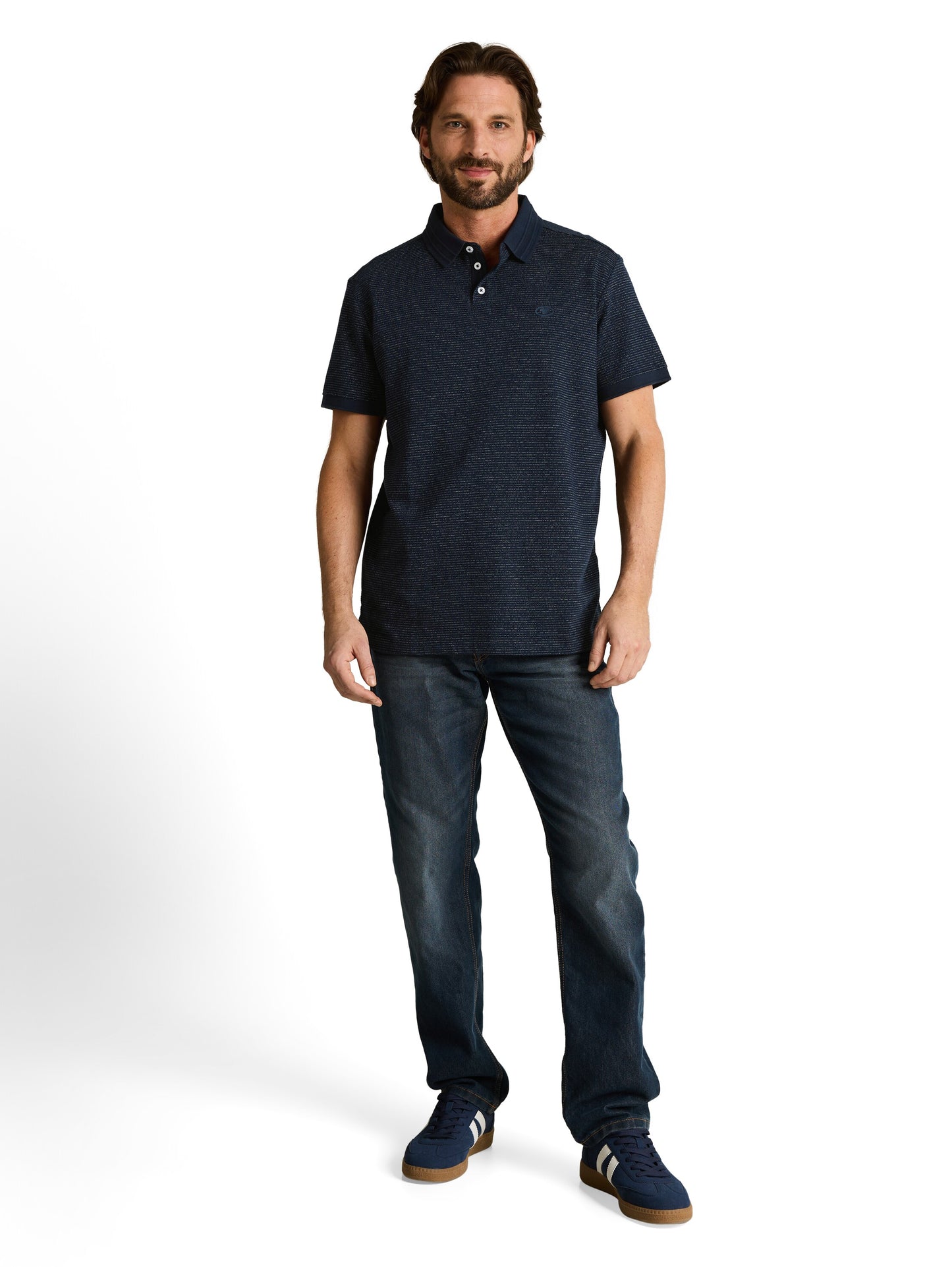 Poloshirt mit Logo-Print