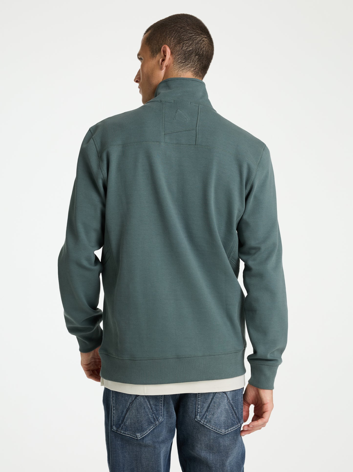 RYDER ZIP-UP, DK.GREEN