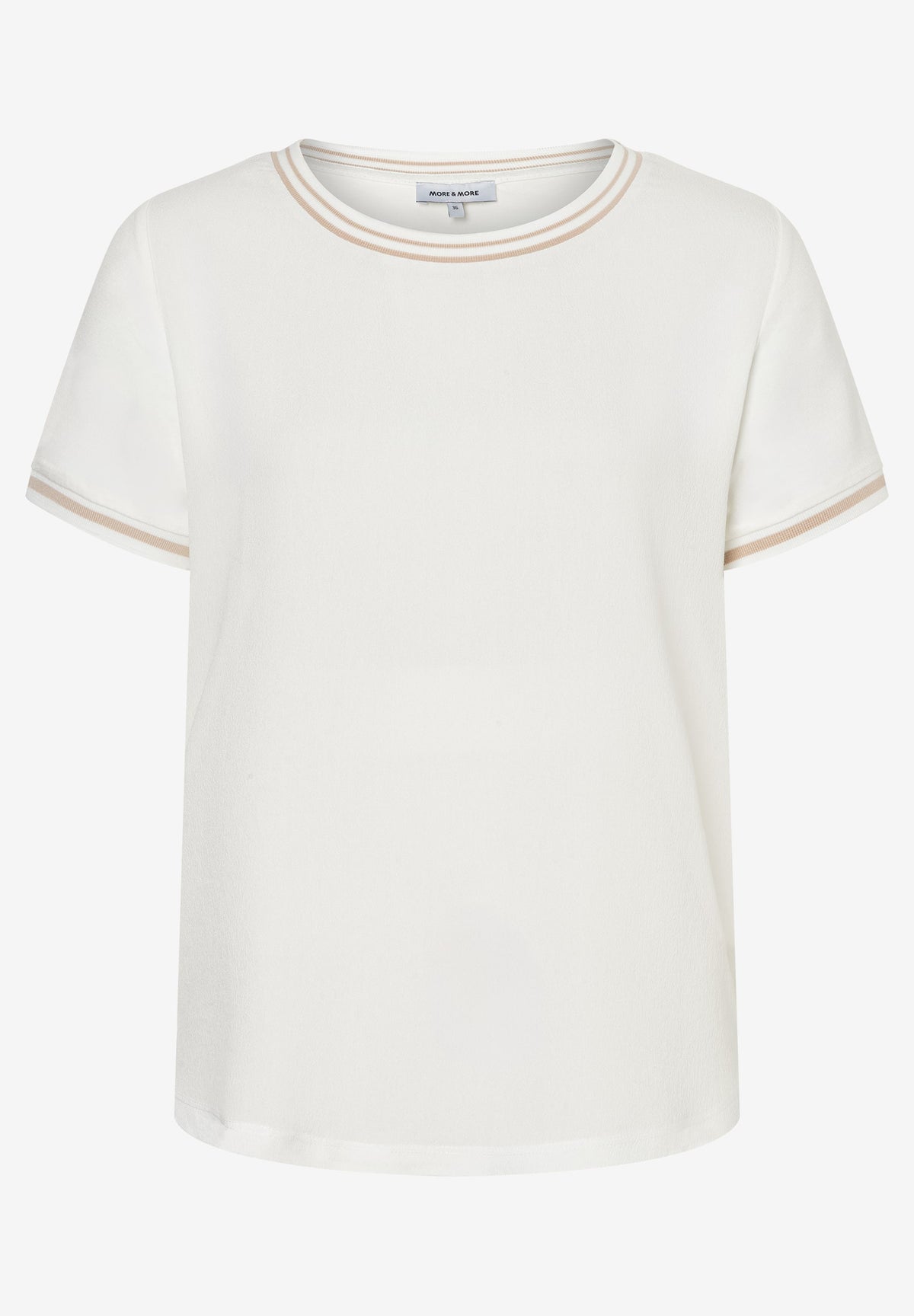 Blusenshirt mit Kontrastabschlüssen