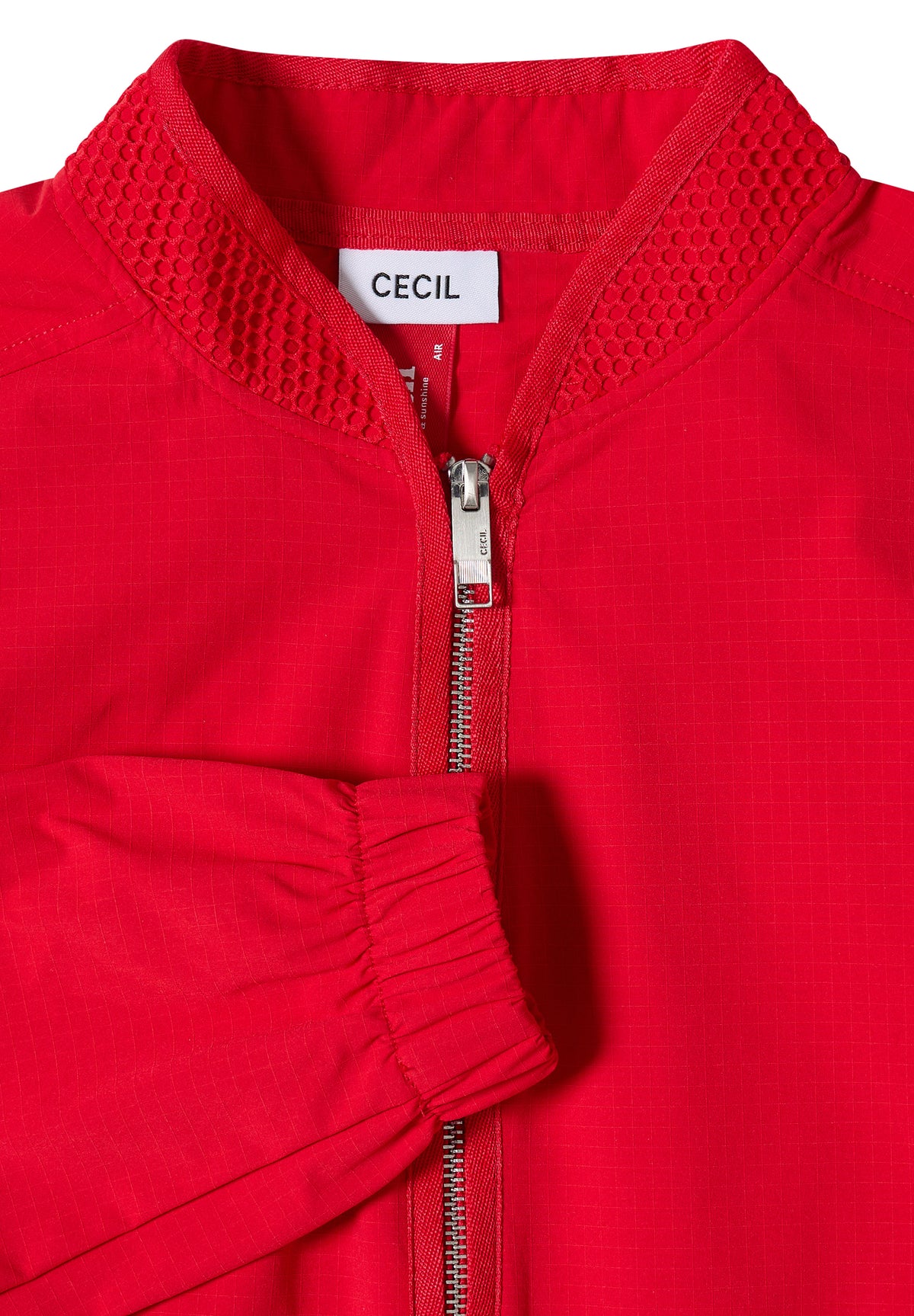 Blouson mit Tunnelzug und Mesh-Details