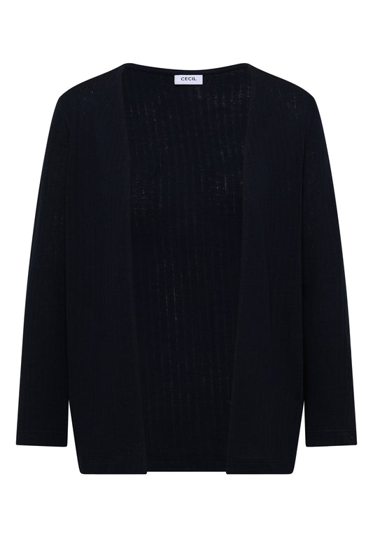 3/4-Arm Jacke in Strick-Optik
