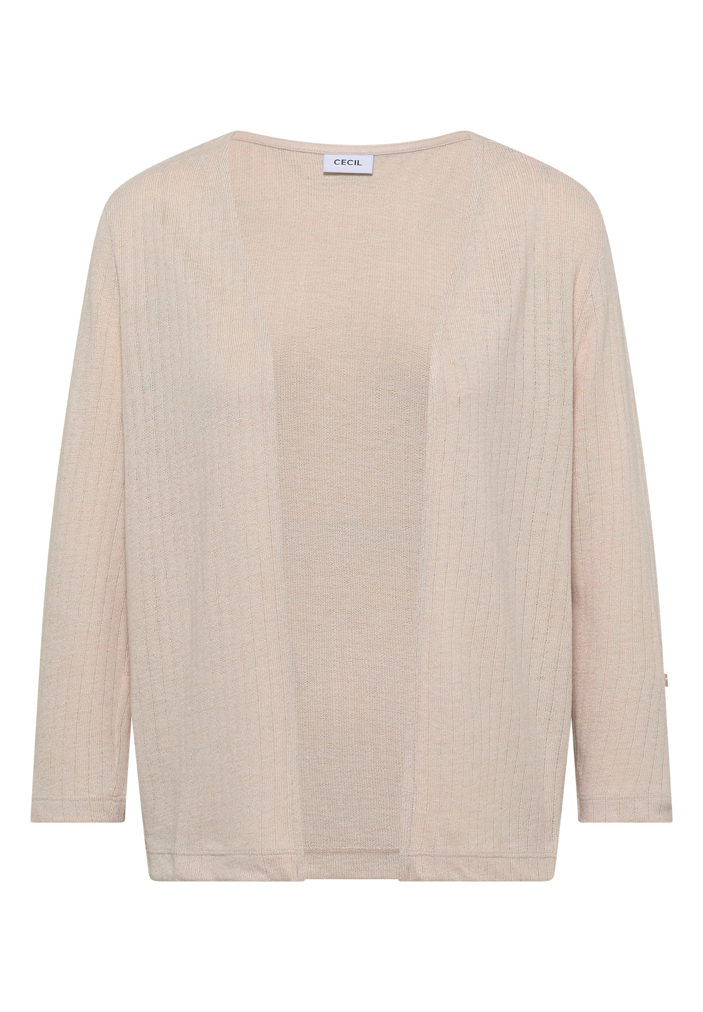3/4-Arm Jacke in Strick-Optik