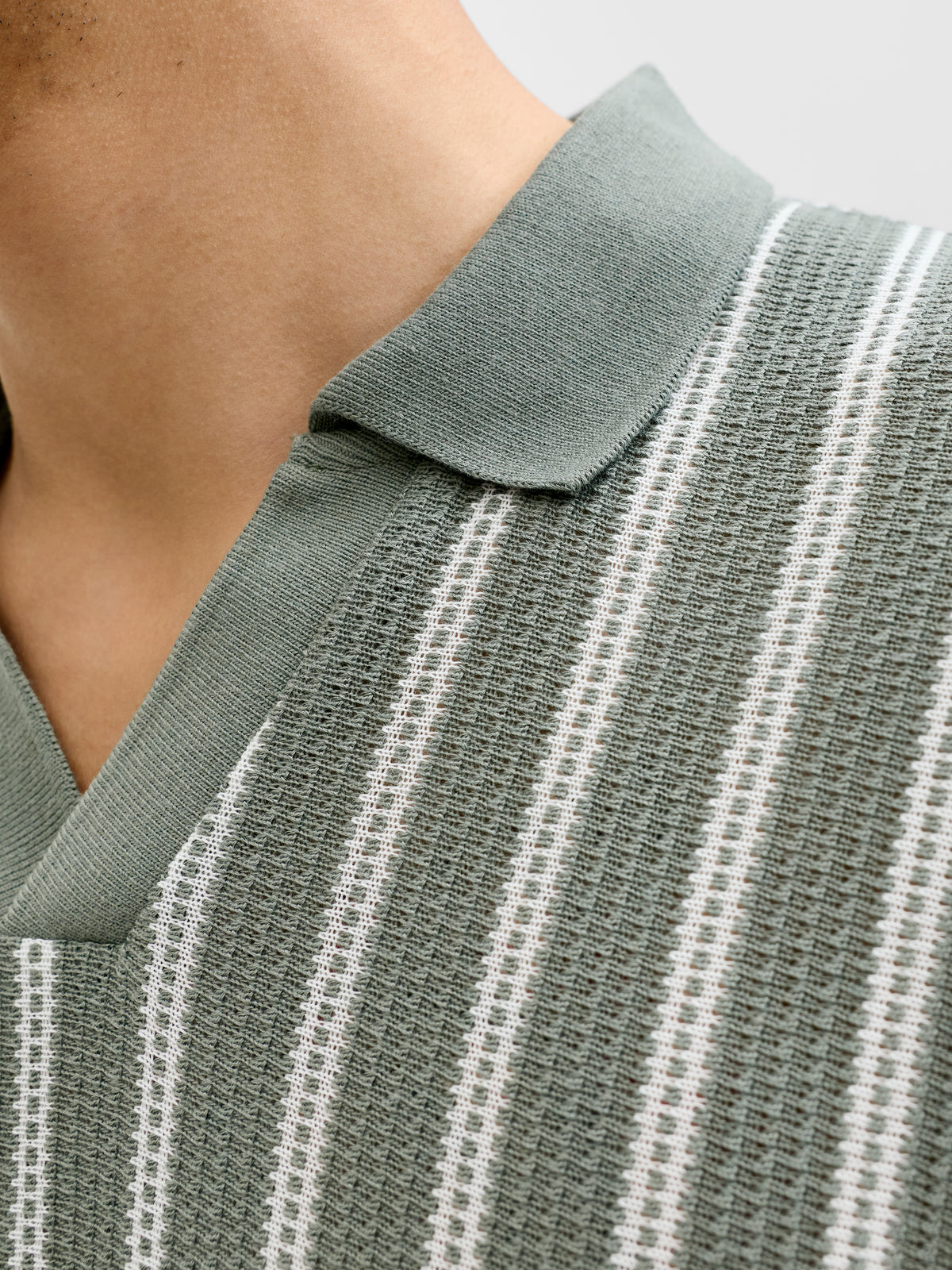 JPRBLUHARRY SS SPLIT NECK POLO SN