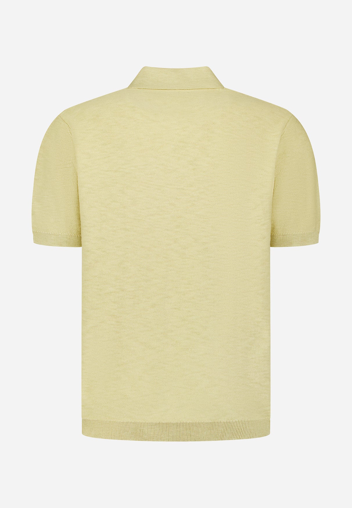 Pullover Short Sleeve V-Polo Slub