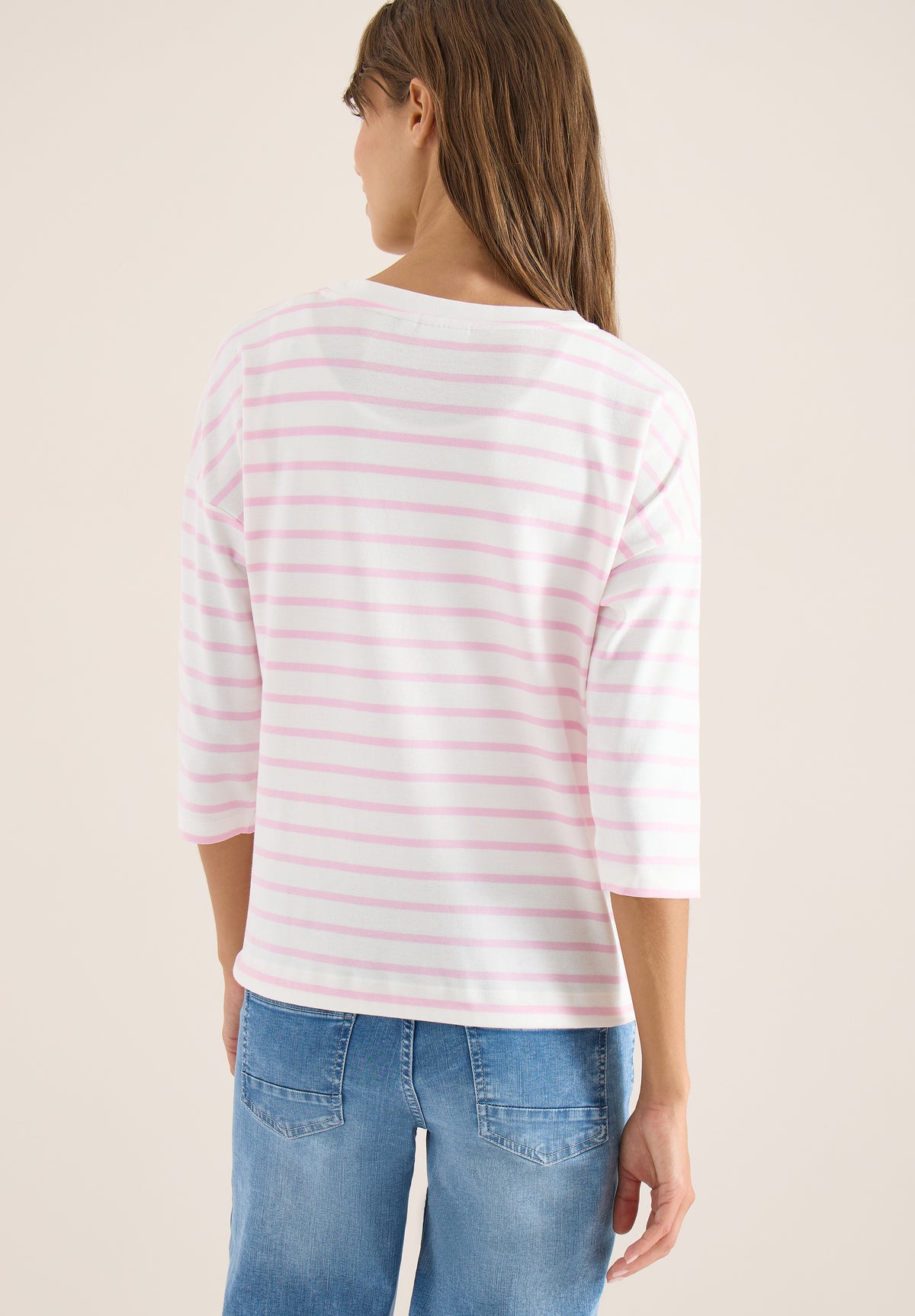 3/4-Arm Shirt mit Wording Artwork