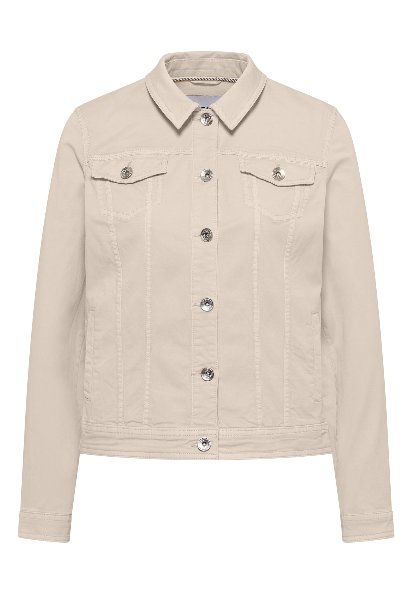 Jeansjacke mit Brusttaschen und Knöpfen