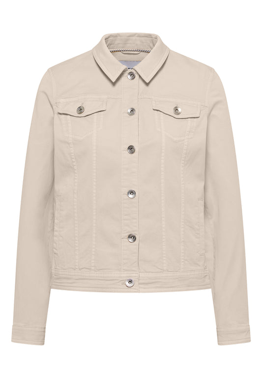 Jeansjacke mit Brusttaschen und Knöpfen