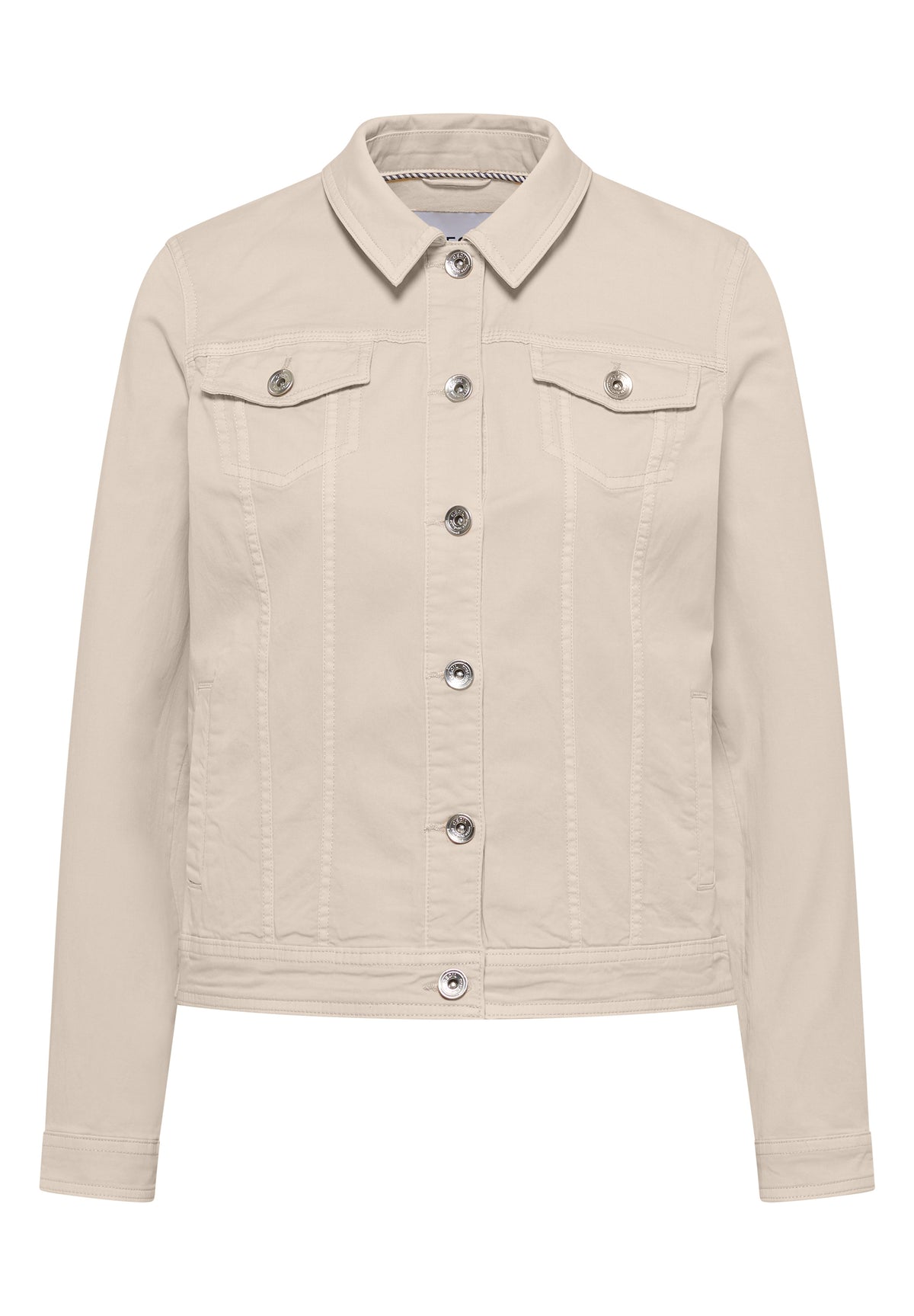 Jeansjacke mit Brusttaschen und Knöpfen