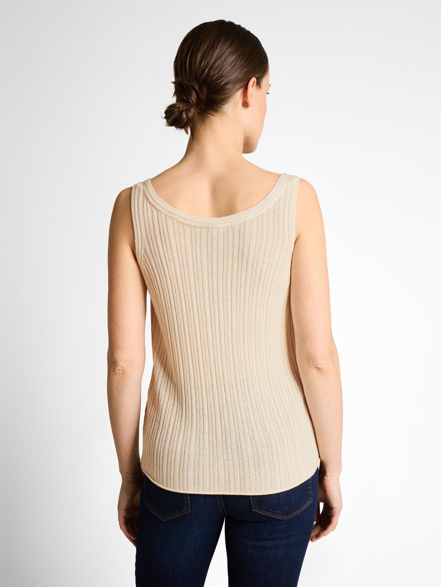 Stricktop mit V-Ausschnitt