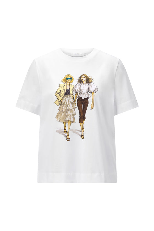 Easy Fit T-Shirt Women Print