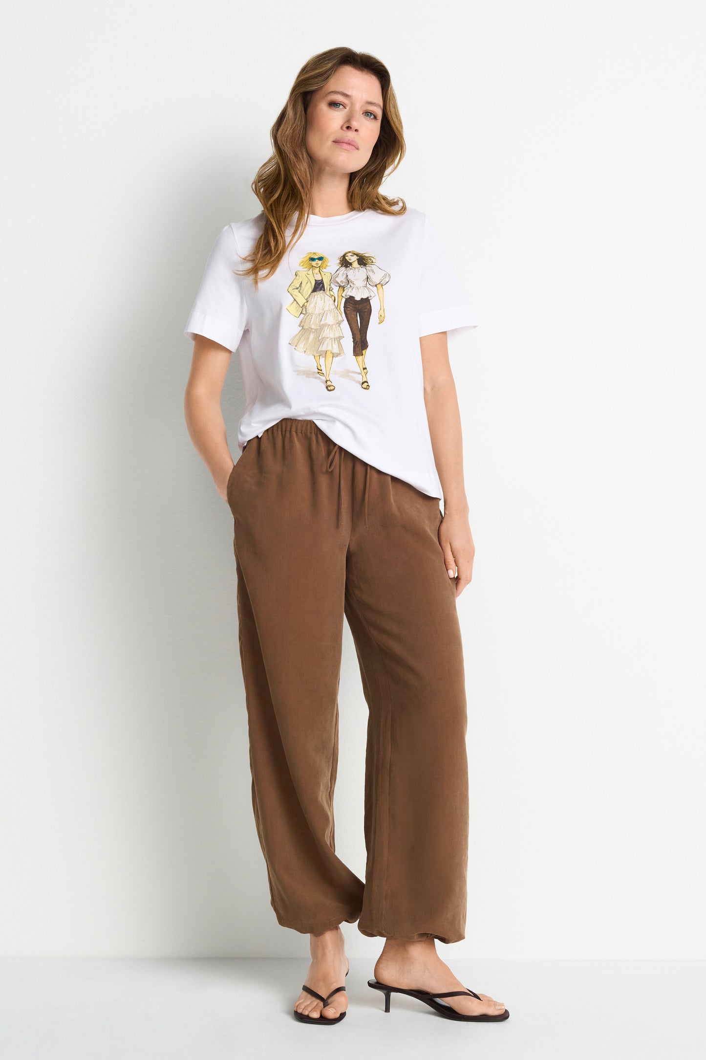 Easy Fit T-Shirt Women Print