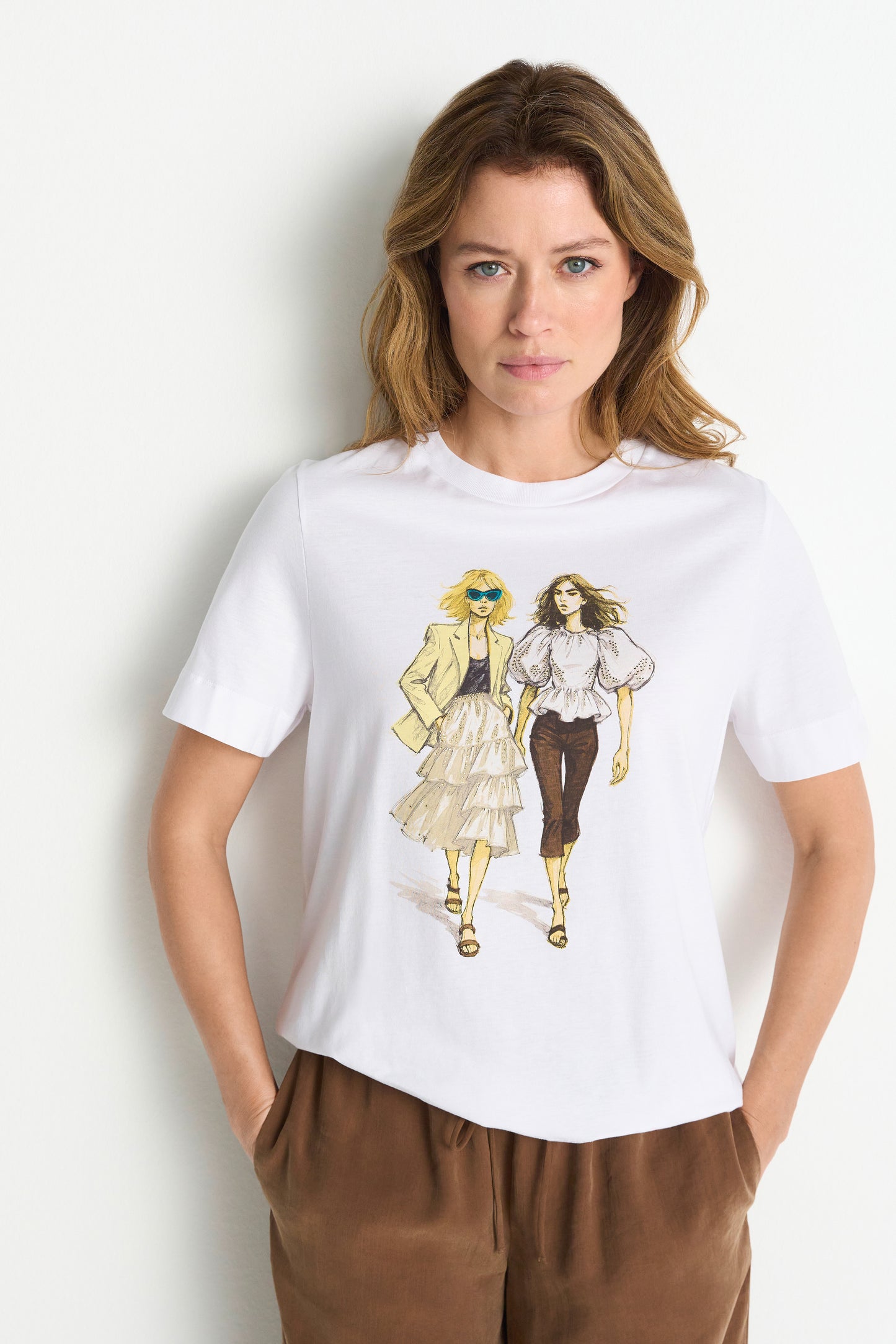 Easy Fit T-Shirt Women Print